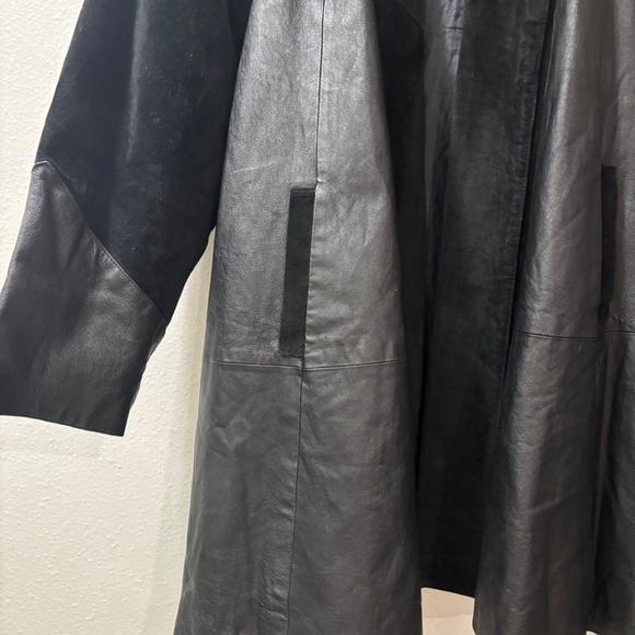 Direct Action Dany Newyork Women's Black Leather Suede Jacket Sz L - Picture 5 of 13